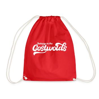 Autumn In The Costwolds - Drawstring Bag - red - Front