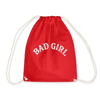 STREETWEAR, BAD GIRL - Sac de sport léger - rouge - Devant