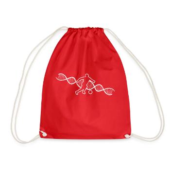 Footballer Football coach Football Football player - Drawstring Bag - red - Front