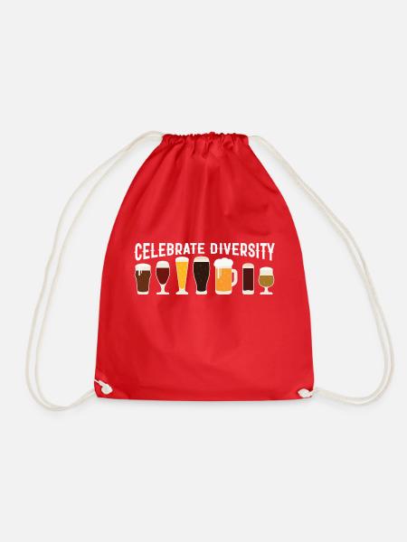 Beer Lover Bier Alkohol - Turnbeutel - Rot