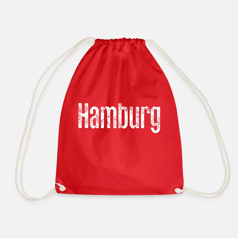 hamburg - Turnbeutel - Rot