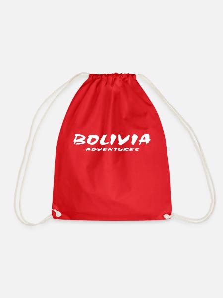 Bolivien - Turnbeutel - Rot