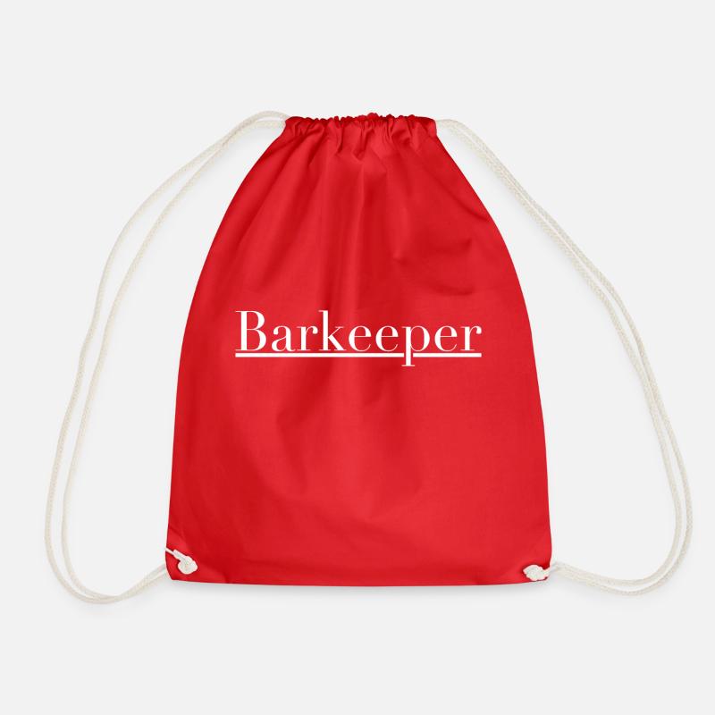 Bartender - Drawstring Bag - red