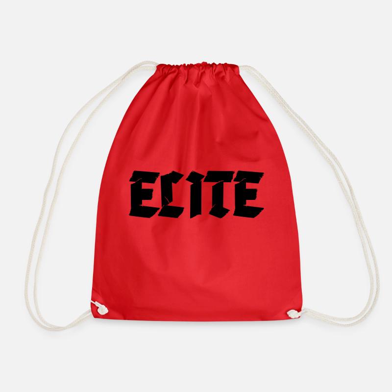 elite - Drawstring Bag - red