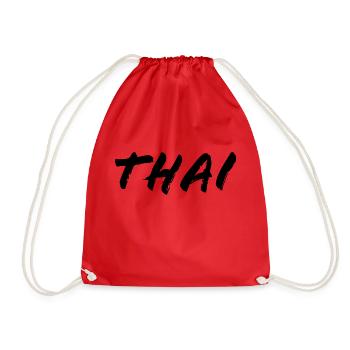 Thai - Drawstring Bag - red - Front