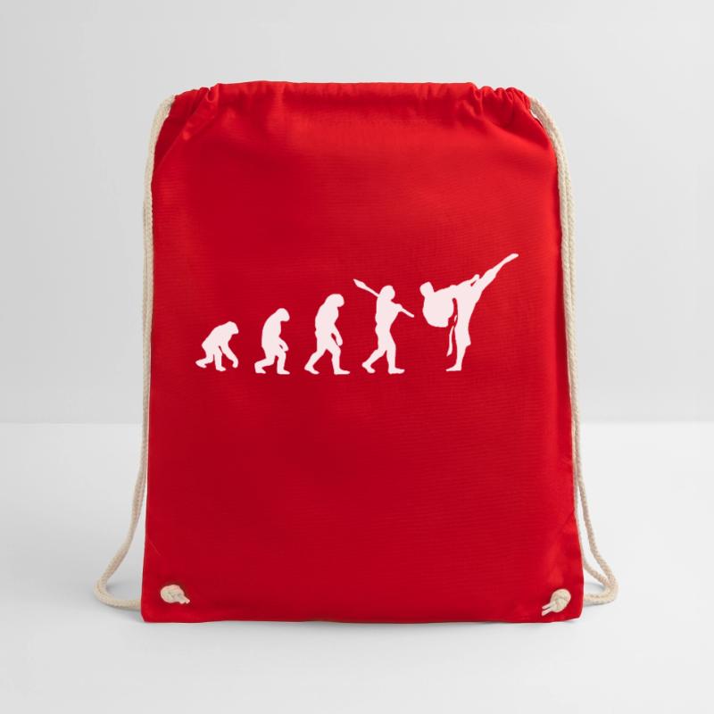 Karate Evolution Development Martial Art Drawstring Bag