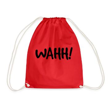 Wahh! - Sac de sport léger - rouge - Devant