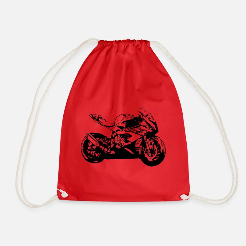 Motorrad - Turnbeutel - Rot