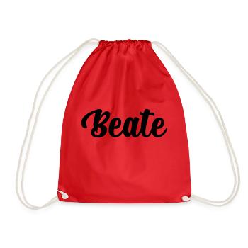 Beate - Turnbeutel - Rot - Vorne