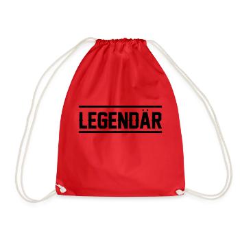 Legendär - Turnbeutel - Rot - Vorne