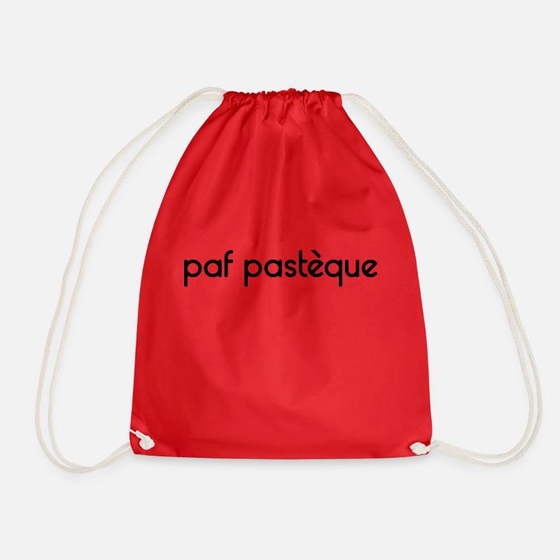 Paf Watermelon - Customizable - Drawstring Bag - red