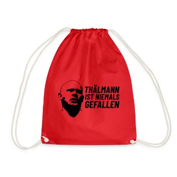 Ernst Thälmann never fell II - Drawstring Bag - red - Front