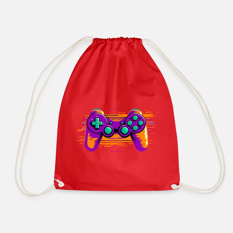 GAMEPAD - Turnbeutel - Rot