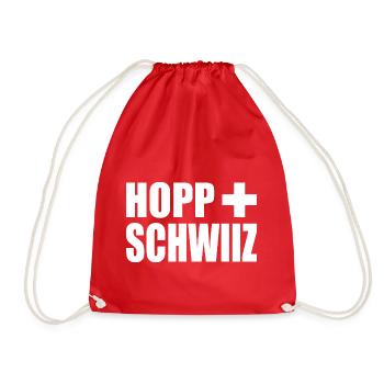 Hopp schwiiz - Sac de sport léger - rouge - Devant