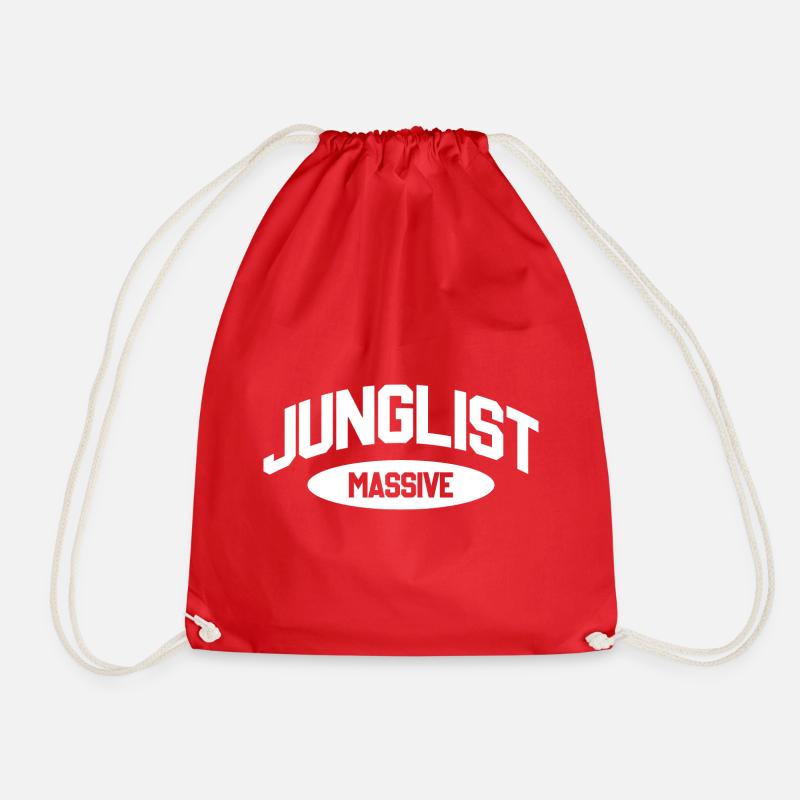Junglist Massive - Drawstring Bag - red