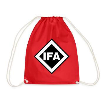 IFA - VEB Automobilwerke Ludwigsfelde - Turnbeutel - Rot - Vorne