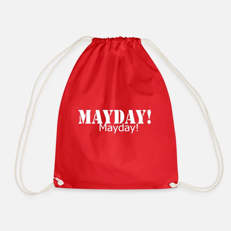 Mayday! Mayday! - Turnbeutel - Rot