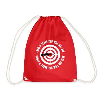 Tireur d’élite Tireurs d’élite Chasseurs - Sac de sport léger - rouge - Devant