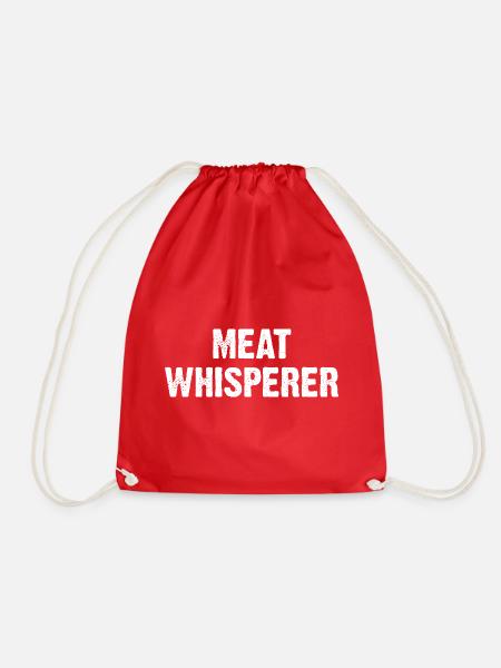 Meat Whisperer - Turnbeutel - Rot