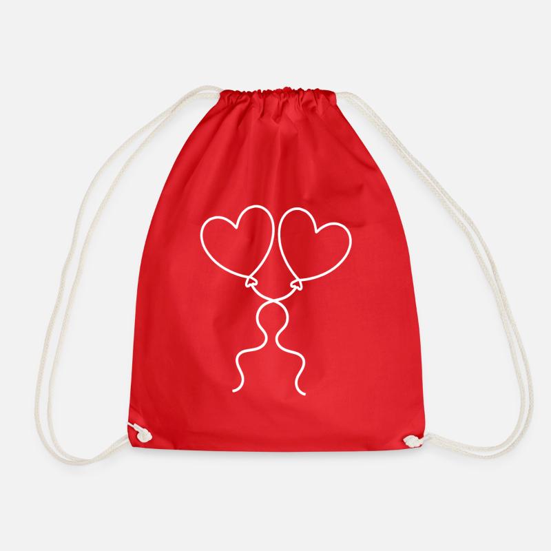 Saint-Valentin, Saint-Valentin, san valentin - Sac de sport léger - rouge