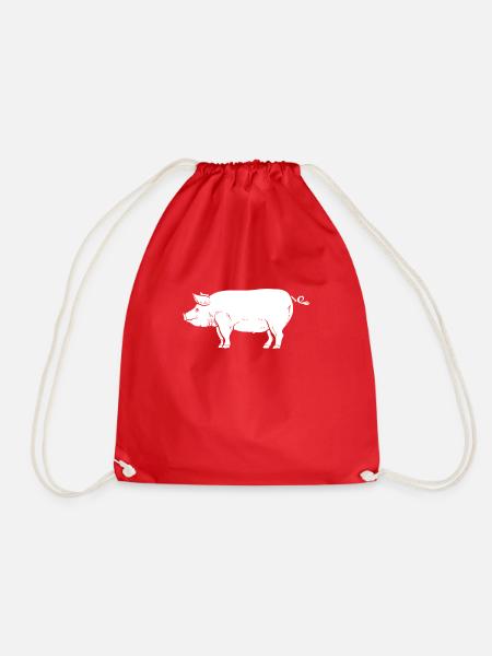 Bacon Speck - Turnbeutel - Rot