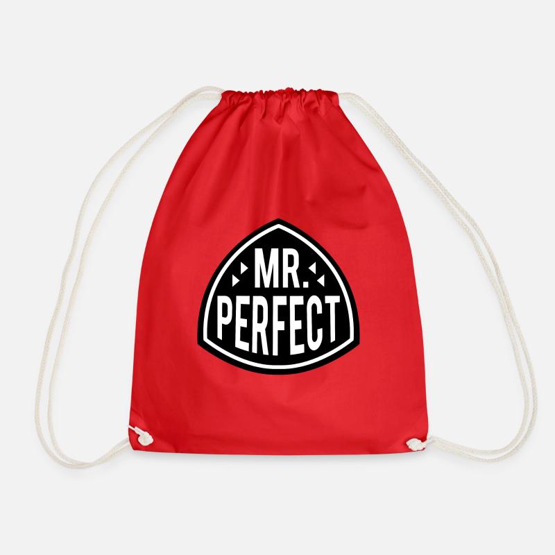 MR PERFECT - Turnbeutel - Rot