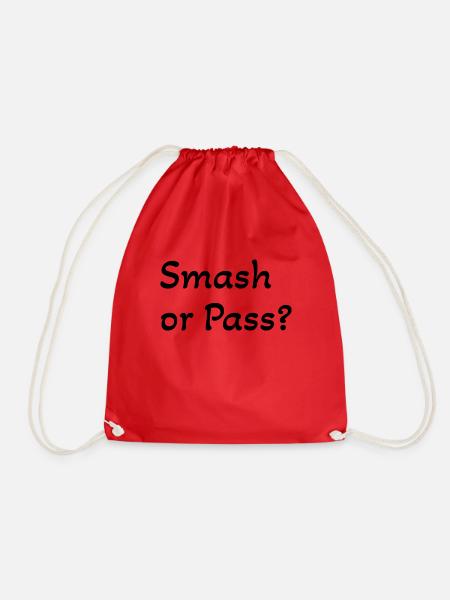 Smash or Pass - Turnbeutel - Rot