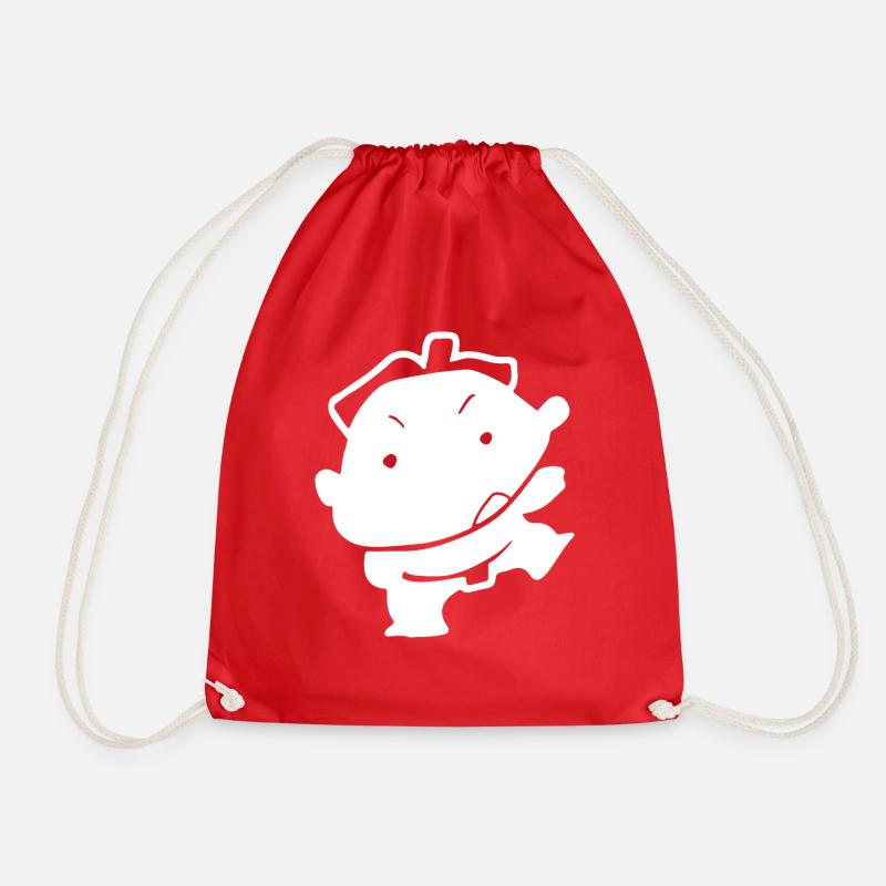 Sumo Baby - Drawstring Bag - red