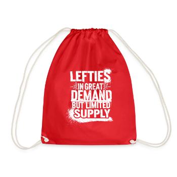 Les gauchers sont uniques - Sac de sport léger - rouge - Devant