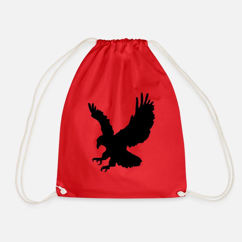 Piquée chasse Aigle - Sac de sport léger - rouge