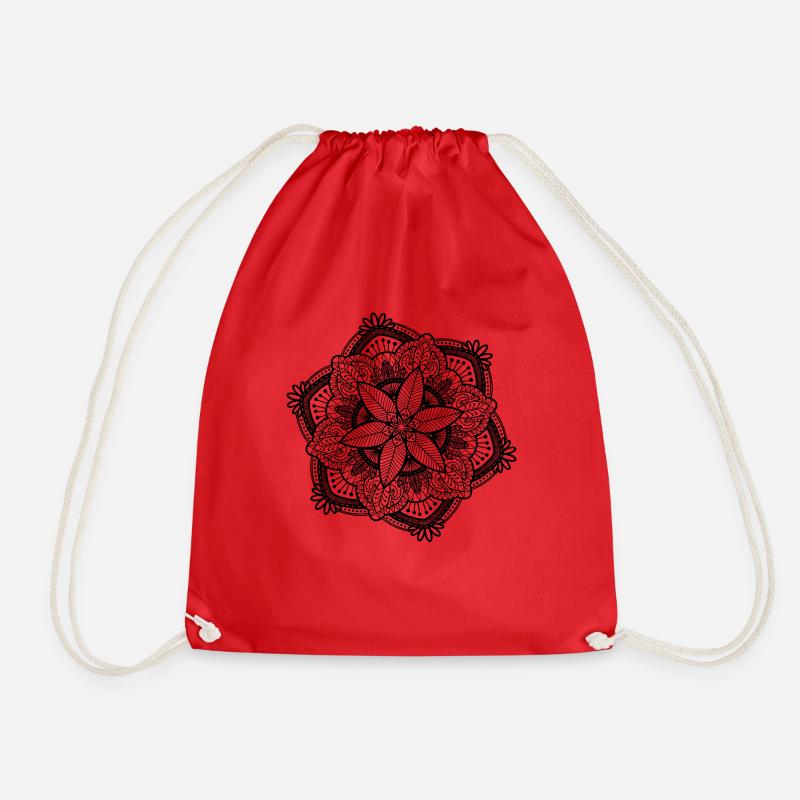 Mandala - Sac de sport léger - rouge