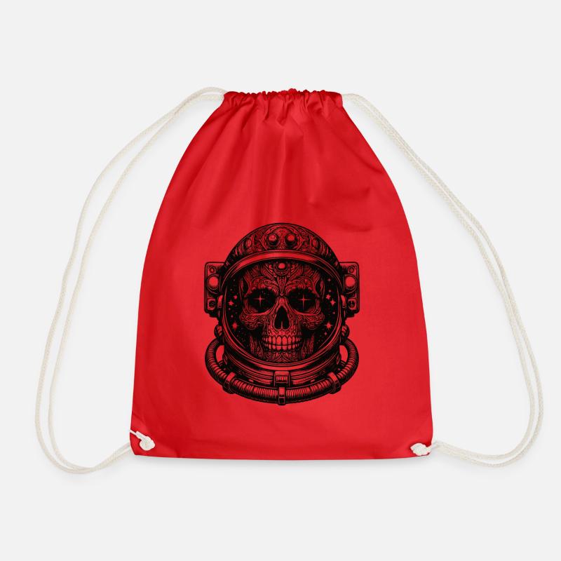 Skull Astro - Turnbeutel - Rot