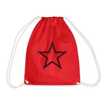 binary star - Drawstring Bag - red - Front