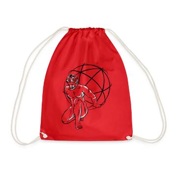World Bearers - Drawstring Bag - red - Front