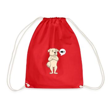 Golden Retriever Drôle - Golden Retriever - Sac de sport léger - rouge - Devant