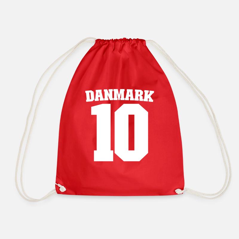 Dänemark 10 Danmark 10 - Turnbeutel - Rot