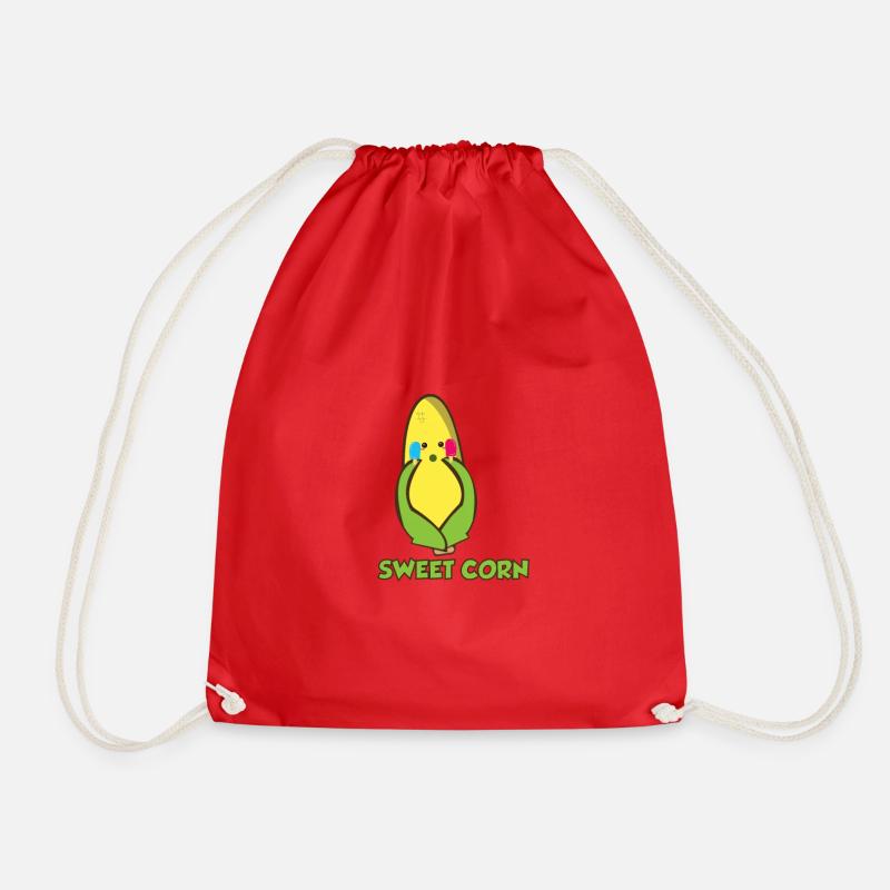 Sweet Corn! Mais Corn Spruch Geschenk Idee - Turnbeutel - Rot