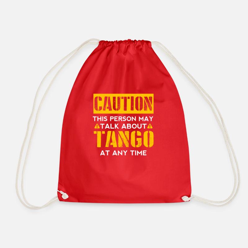 CAUTION - Tango Fan - Turnbeutel - Rot