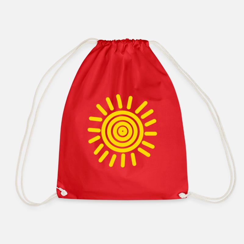 soleil - Sac de sport léger - rouge