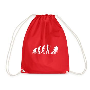 Evolution du skieur - Sac de sport léger - rouge - Devant