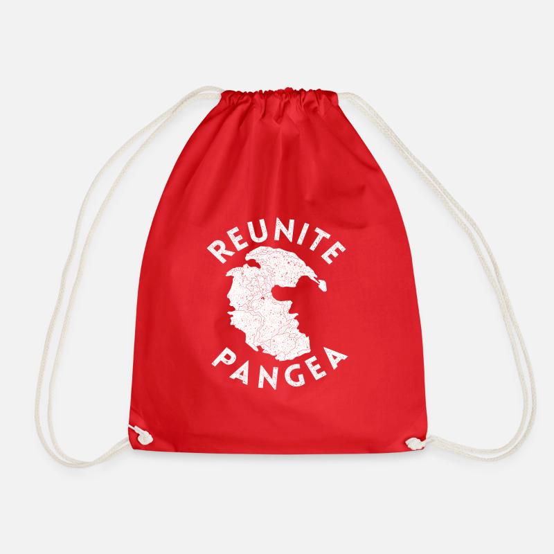 geology - Drawstring Bag - red