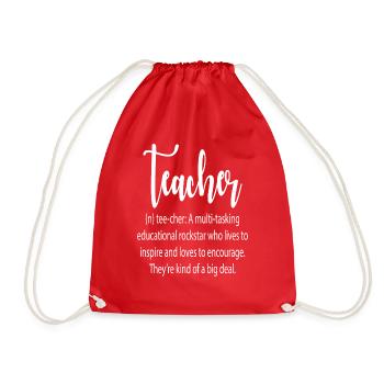 Prof - Sac de sport léger - rouge - Devant
