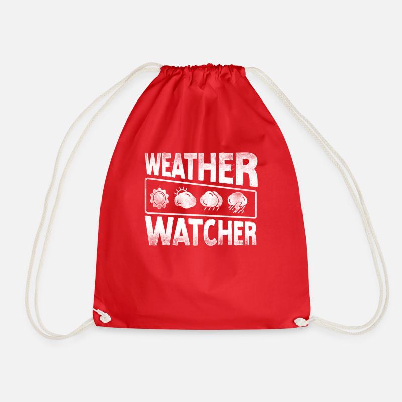 Meteorologist Weather Forecast - Turnbeutel - Rot