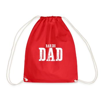 Barsoi Papa - Sac de sport léger - rouge - Devant