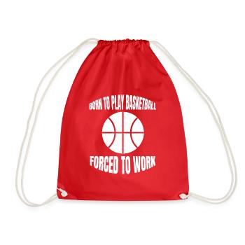 Basketball Basketballliebhaber Basketballer Verein - Turnbeutel - Rot - Vorne