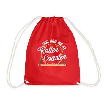 Roller Coaster Girl Vintage You - Sac de sport léger - rouge - Devant