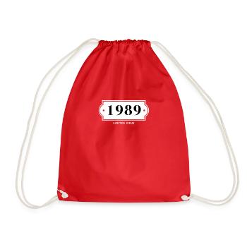 Funny Birthday Limited Numéro 1989 - Sac de sport léger - rouge - Devant