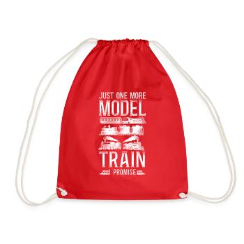Steam Train Driver Trainspotting - Turnbeutel - Rot - Vorne