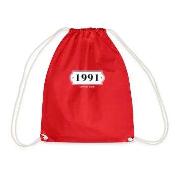 Funny Birthday Limited Numéro 1991 - Sac de sport léger - rouge - Devant