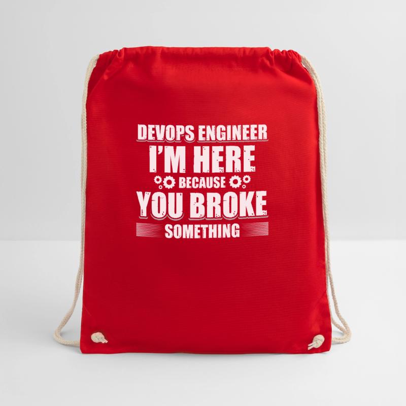 Sys-Admin Developer Devops Engineer Drawstring Bag